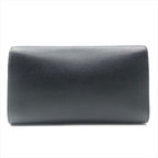 Saint Laurent YSL Sanint Clutch Black Leather Formal — view 2