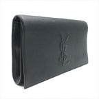 Saint Laurent YSL Sanint Clutch Black Leather Formal — view 6