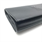 Saint Laurent YSL Sanint Clutch Black Leather Formal — view 4