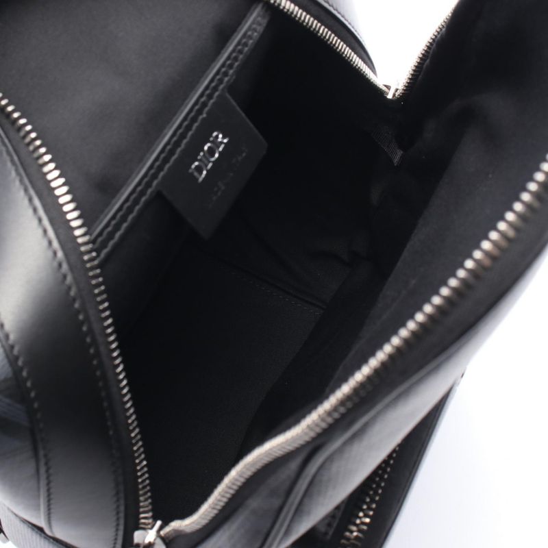 Dior Waist Bag Body Rider Mini Suring CD Diamond Black Coated — view 3