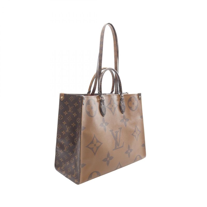 Louis Vuitton Tote Bag On The Go GM Monogram Giant Reverse Coated — view 2