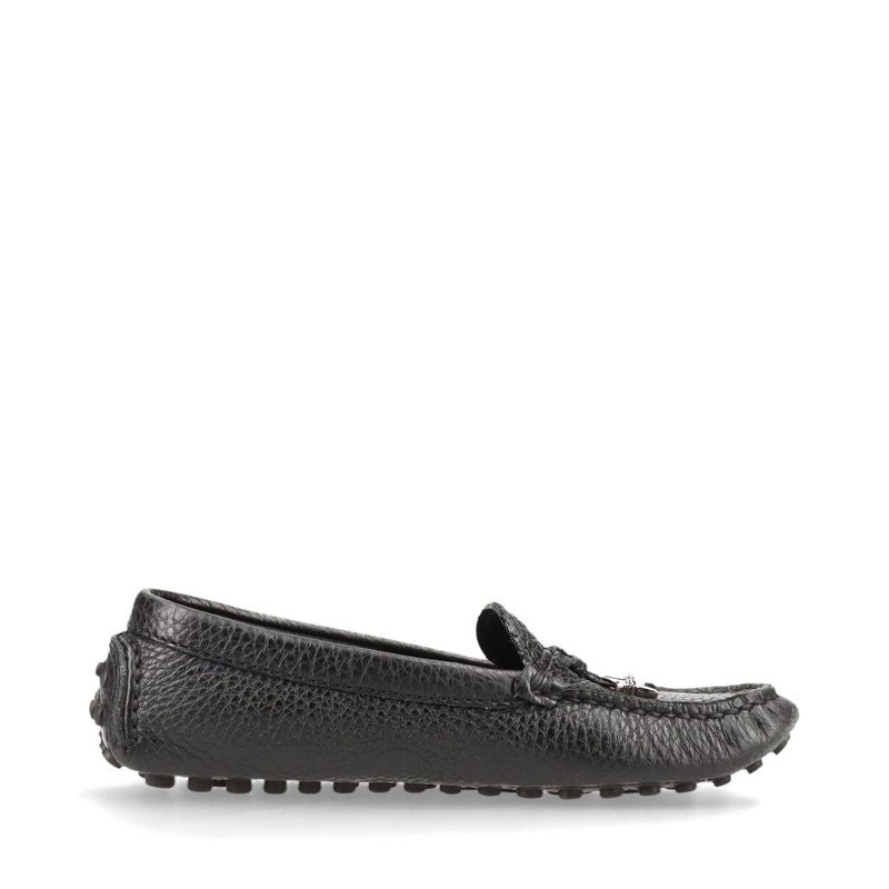 Louis Vuitton 07 Leather Driving Shoes 34 Fa1007 Black — view 3
