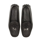 Louis Vuitton 07 Leather Driving Shoes 34 Fa1007 Black — view 7