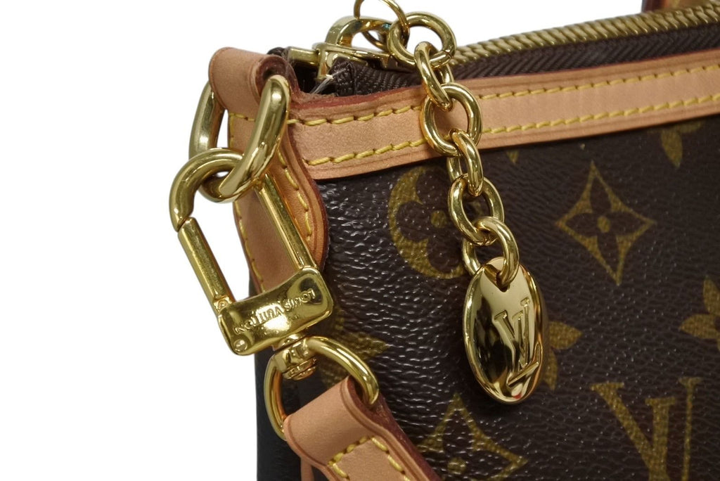 Louis Vuitton Palermo PM Handbag Monogram Leather Gold — view 5