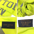 Louis Vuitton Large Shawl Etoile Fluo Mp2152 Cotton Silk Yellow — view 4