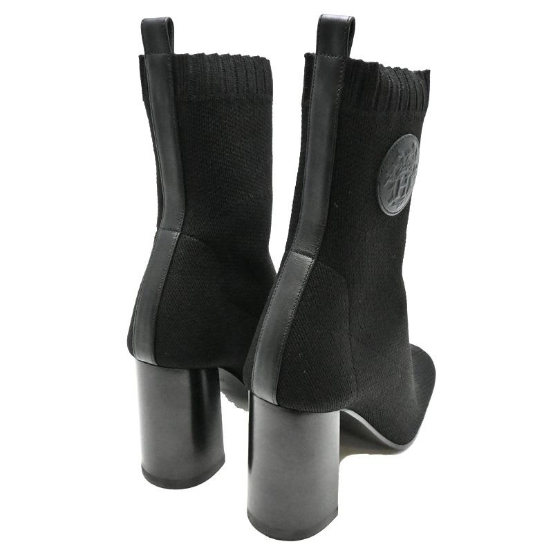 Hermes Twist Black Size 23.5 Boots — view 2