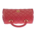 Chanel Coco Handle XS Shoulder Bag Handbag Caviar Leather Red Gold Hardware — view 5