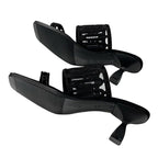 Hermes Gioia 55 Sandals Shoes Suede Black Mule Mesh — view 6
