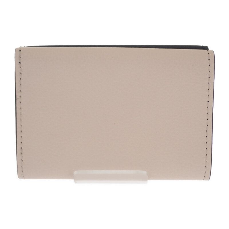 Louis Vuitton Portefeuille Lock Mini Trifold Wallet Grain Calf Leather — view 2