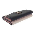 Louis Vuitton Portefeuille Lock Mini Trifold Wallet Grain Calf Leather — view 6