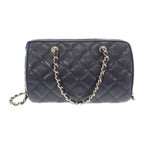 Chanel Quilted Mini Boston 2025 SS Ap4474 2-Way Bag Shoulder Caviar — view 2