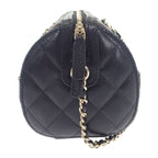 Chanel Quilted Mini Boston 2025 SS Ap4474 2-Way Bag Shoulder Caviar — view 4