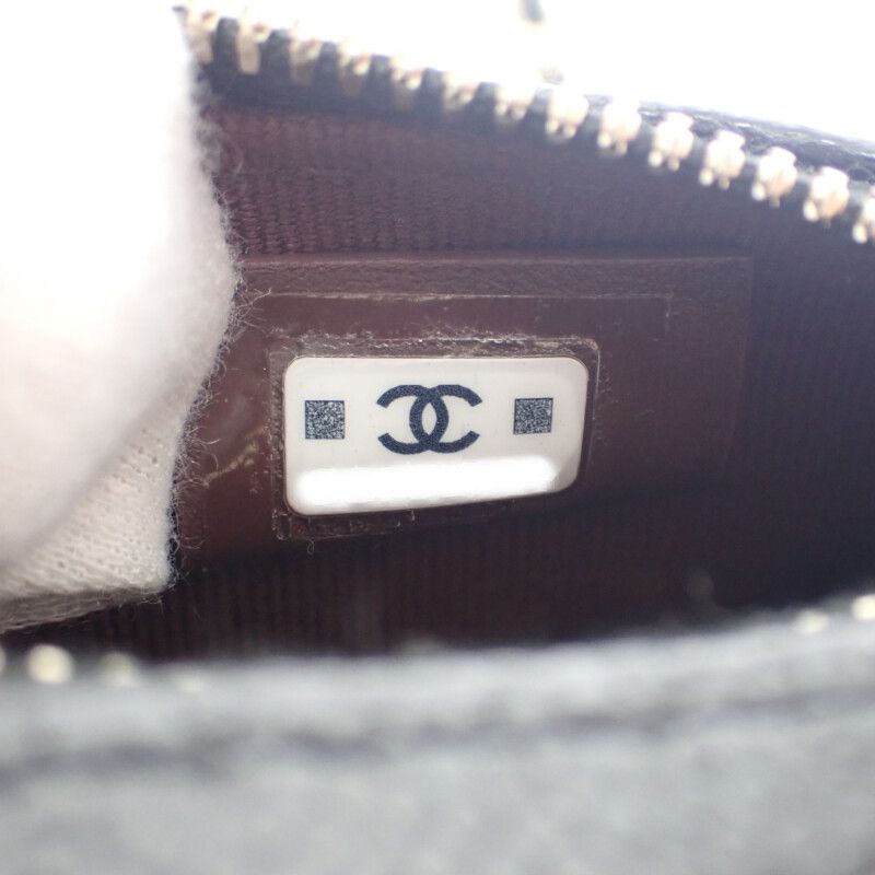 Chanel Quilted Mini Boston 2025 SS Ap4474 2-Way Bag Shoulder Caviar — view 9