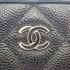 Chanel Quilted Mini Boston 2025 SS Ap4474 2-Way Bag Shoulder Caviar — view 8