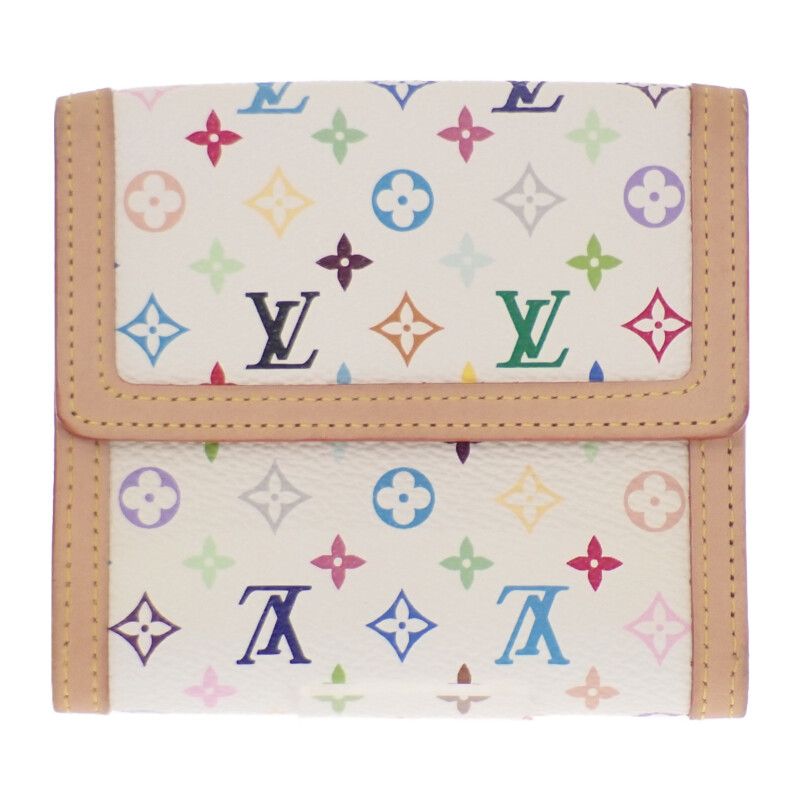 Louis Vuitton Porte Monnaie Vieux Carte Cles Di Trifold Wallet Bron Takashi — view 3