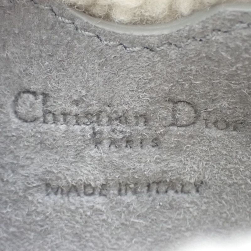 Dior Bobby Medium Shoulder Bag Suede Mouton Gray Gold Hardware Fall — view 9