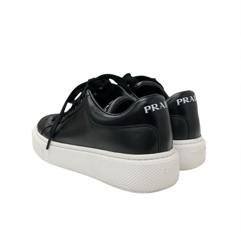 Prada Sneakers Shoes Leather Black Logo — view 4