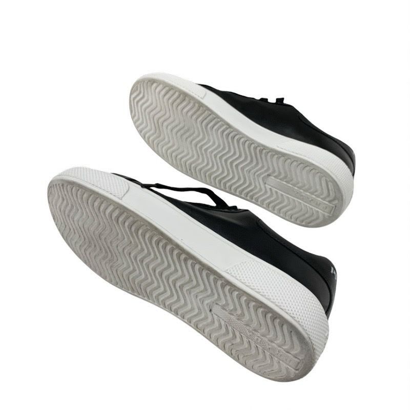 Prada Sneakers Shoes Leather Black Logo — view 6