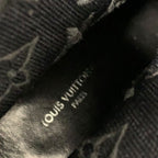 Louis Vuitton Silhouette Line Monogram Boots Short Shoes Fabric Black — view 7