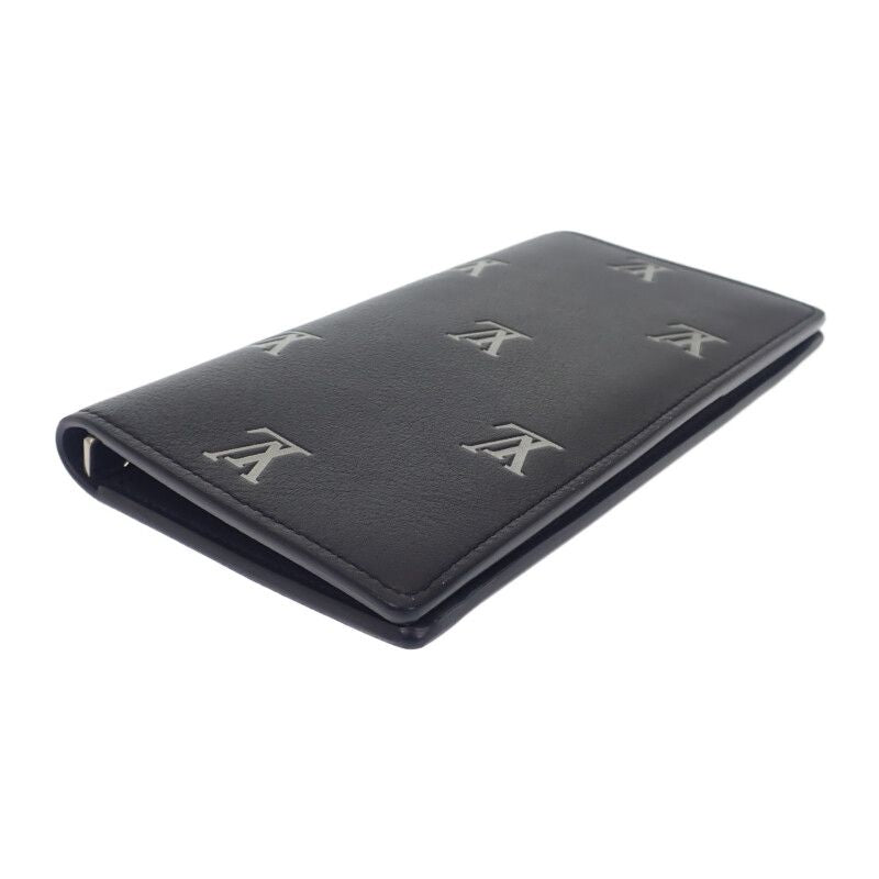 Louis Vuitton Portefeuille Brazza NM Long Wallet Calf Leather Black — view 4
