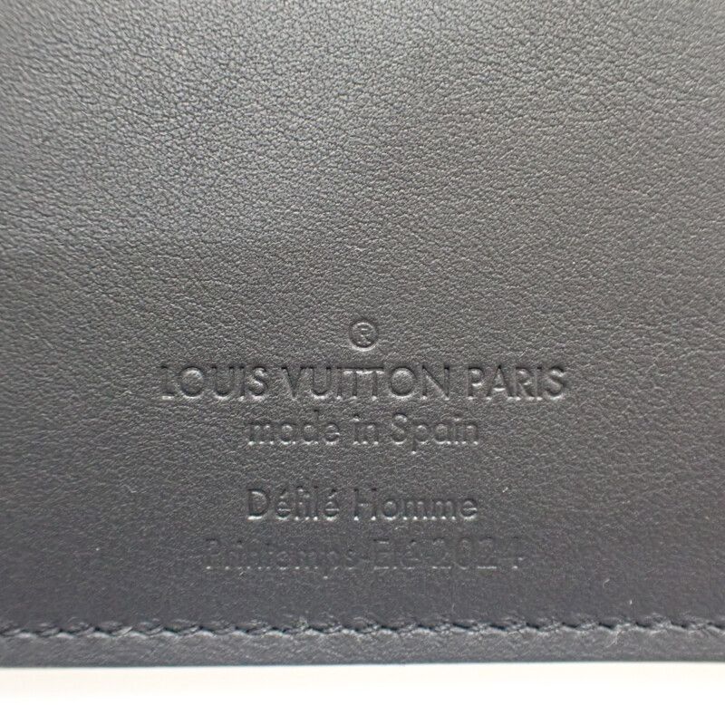 Louis Vuitton Portefeuille Brazza NM Long Wallet Calf Leather Black — view 9