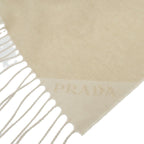 Prada Jacquard Evening Scarf 1 Fs091 dgi f0 X0 a Shawl Silk Cashmere White — view 4