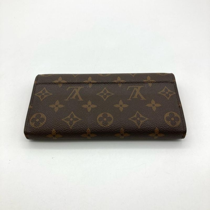 Louis Vuitton Portefeuille Sarah Long Wallet Monogram Canvas Brown Ca0159 — view 2