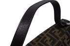 Fendi Mamma Baguette Bag Zucca Pattern Brown Canvas Leather Silver — view 5