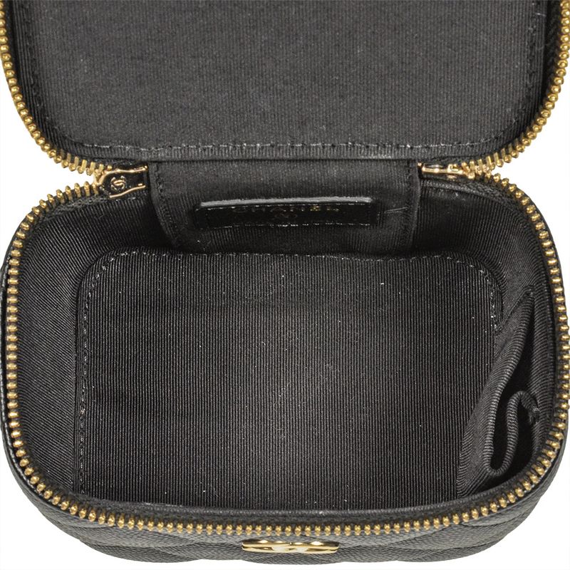 Chanel Vanity Mini Chain Pouch Caviar Leather Black 8-digit 31 st Coco Pearl — view 5
