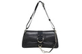Dior Galliano Era Hardcore Shoulder Bag Rhinestone Leather Black