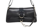Dior Galliano Era Hardcore Shoulder Bag Rhinestone Leather Black — view 2