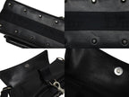 Dior Galliano Era Hardcore Shoulder Bag Rhinestone Leather Black — view 8