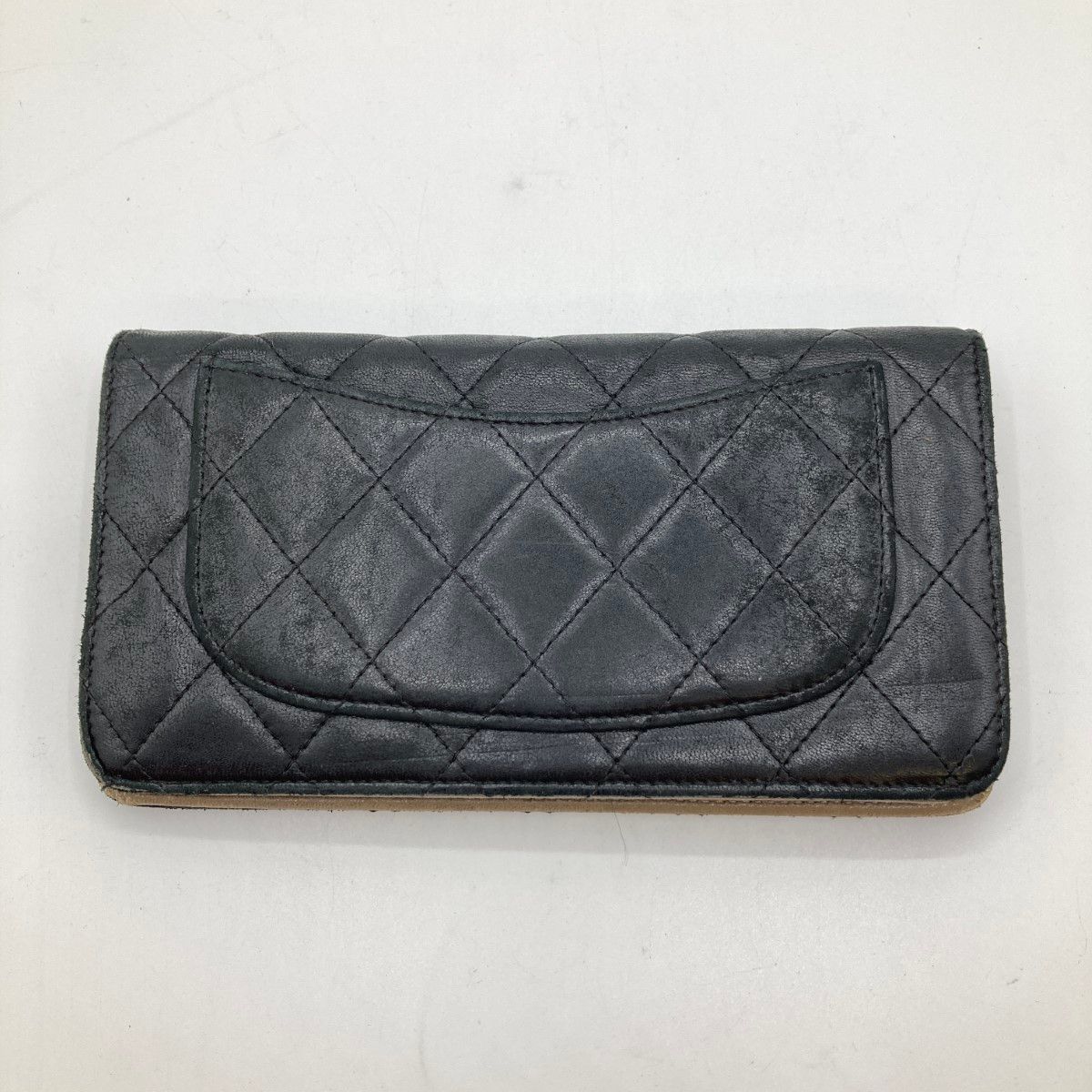 Chanel Quilted Long Wallet Black — view 2