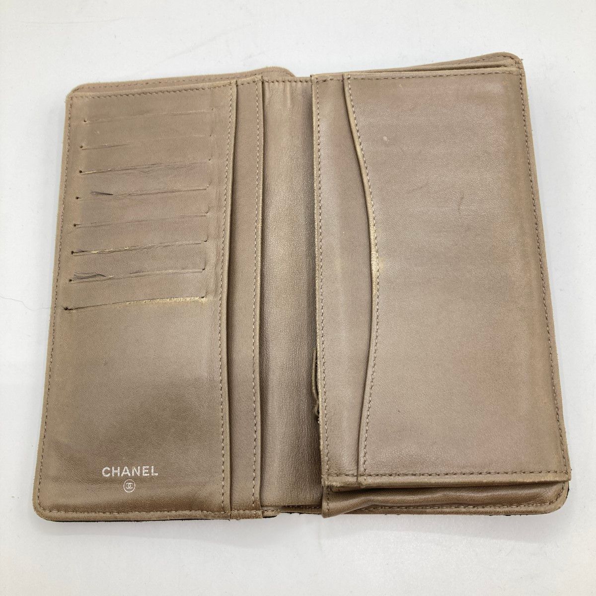 Chanel Quilted Long Wallet Black — view 4