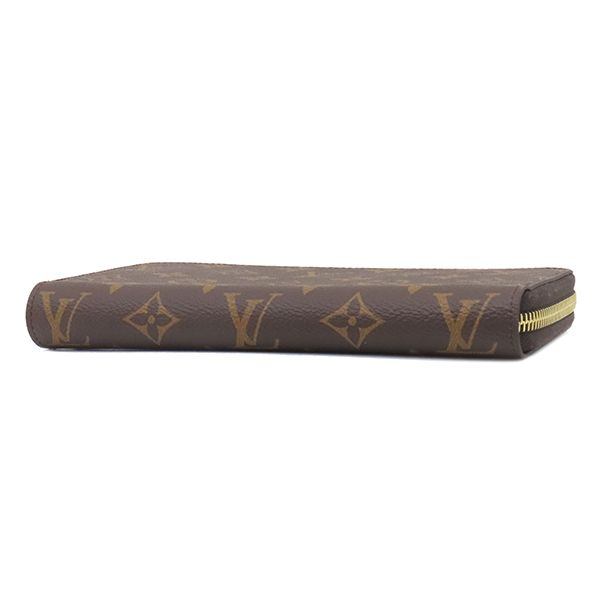 Louis Vuitton Long Wallet Zippy Monogram Canvas Brown Gold Hardware — view 3
