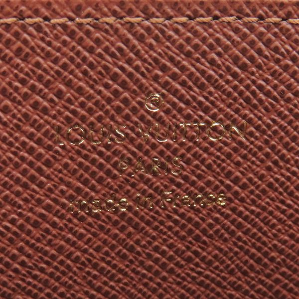 Louis Vuitton Long Wallet Zippy Monogram Canvas Brown Gold Hardware