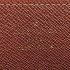 Louis Vuitton Long Wallet Zippy Monogram Canvas Brown Gold Hardware