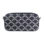Celine Triomphe Horizontal Pouch 10 L272 Ev5.36 sb Shoulder Bag Canvas Leather — view 4