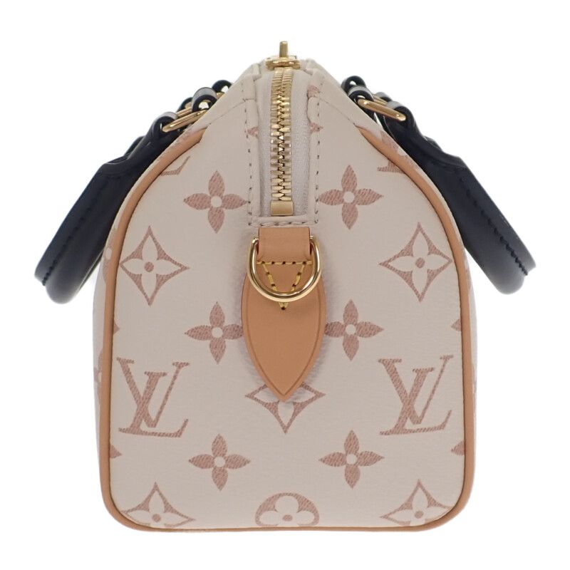 Louis Vuitton Speedy Bandouliere 20 2-Way Bag Monogram Dune White Beige — view 3
