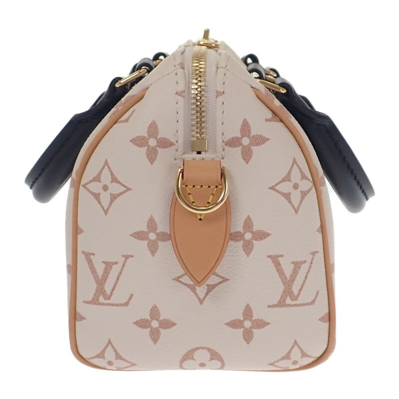 Louis Vuitton Speedy Bandouliere 20 2-Way Bag Monogram Dune White Beige — view 4