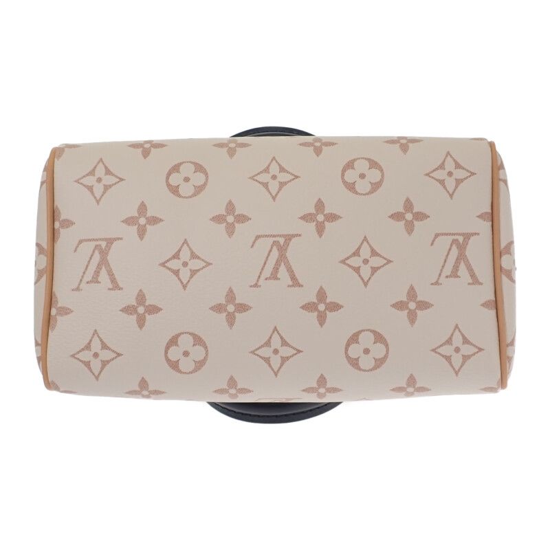 Louis Vuitton Speedy Bandouliere 20 2-Way Bag Monogram Dune White Beige — view 5