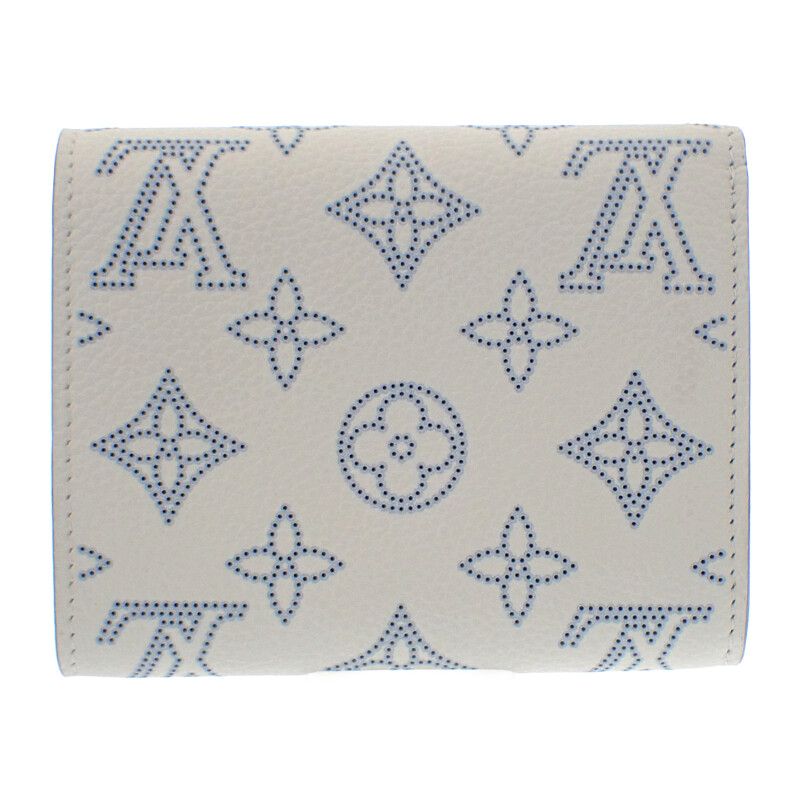 Louis Vuitton Portefeuille Iris Compact Bifold Wallet Monogram Mahina — view 2