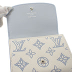 Louis Vuitton Portefeuille Iris Compact Bifold Wallet Monogram Mahina — view 4