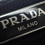 Prada Mini Backpack 1 Bh029 Shoulder Bag 2-Way Linylon Saffiano Black Silver — view 9