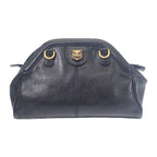Gucci Rebel Small Taiga Head Shoulder Bag Calf Black Gold Hardware — view 3
