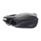 Gucci Rebel Small Taiga Head Shoulder Bag Calf Black Gold Hardware — view 4