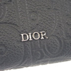 Christian Dior Gravity Zip 2 Flg h00 N Coin Case Calf Black Silver — view 6
