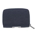 Christian Dior Gravity Zip 2 Flg h00 N Coin Case Calf Black Silver — view 2
