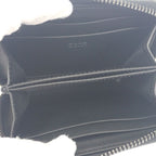 Christian Dior Gravity Zip 2 Flg h00 N Coin Case Calf Black Silver — view 5