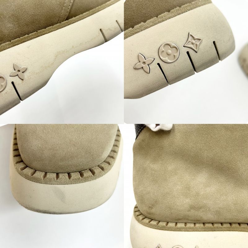 Louis Vuitton Boots Square Line Ankle Monogram Short Shoes 6 — view 9